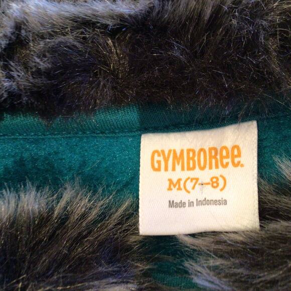 Gymboree Faux Fur Collared Jacket Sz 7/8 - Picture 6 of 7